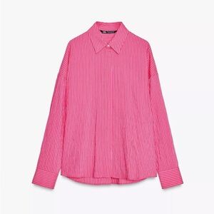 Zara Pink Button Down Shirt
